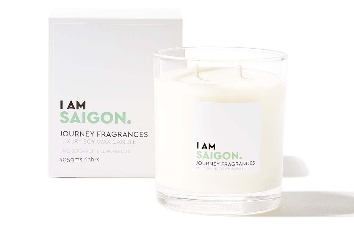Saigon Soy Wax Candle (Classic Size, Dual-Wick)