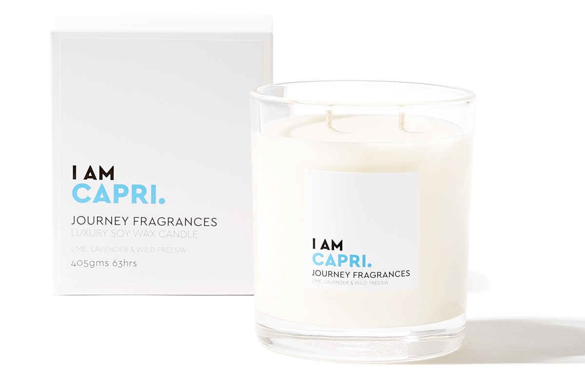 Capri Soy Wax Candle (Classic Size, Dual-Wick)
