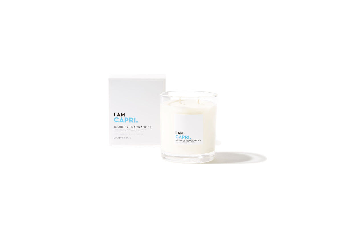 Capri Soy Wax Candle (Classic Size, Dual-Wick)