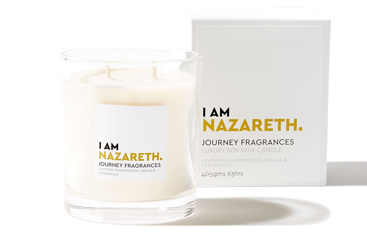 Nazareth Soy Wax Candle (Classic Size, Dual-Wick)
