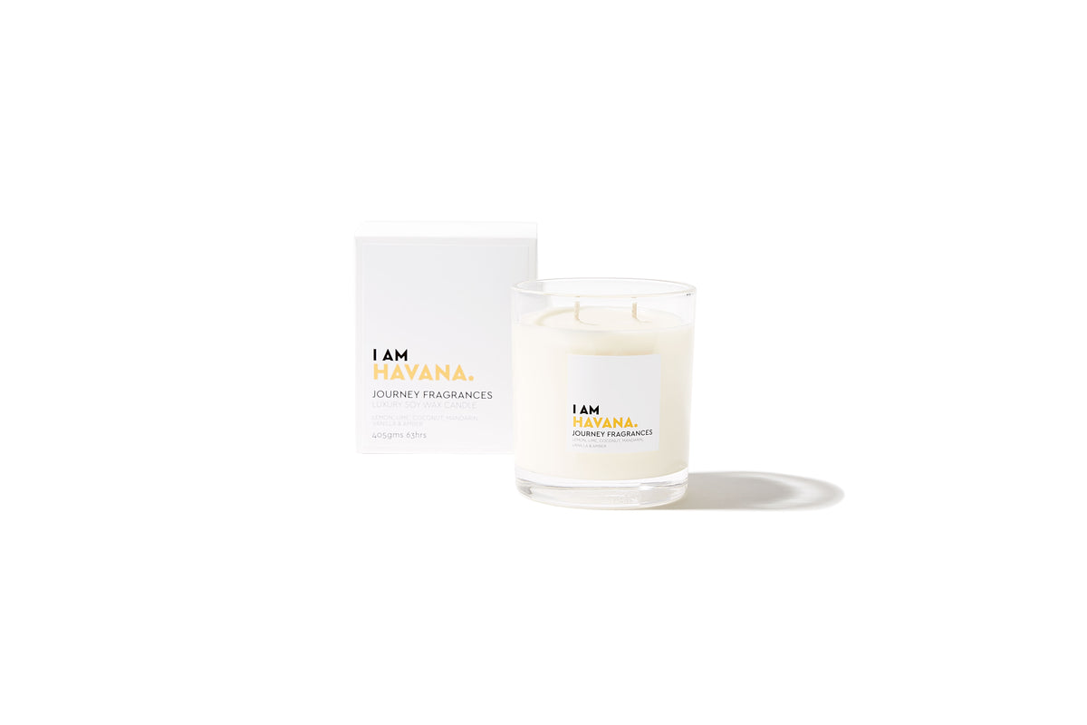 Havana Soy Wax Candle (Classic Size, Dual-Wick)